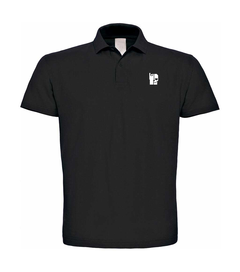 Branded and United - Basic-Line | Heavy Metal business casual | dezent aber eindeutig | Logo mit Mano Cornuta vor Scull
