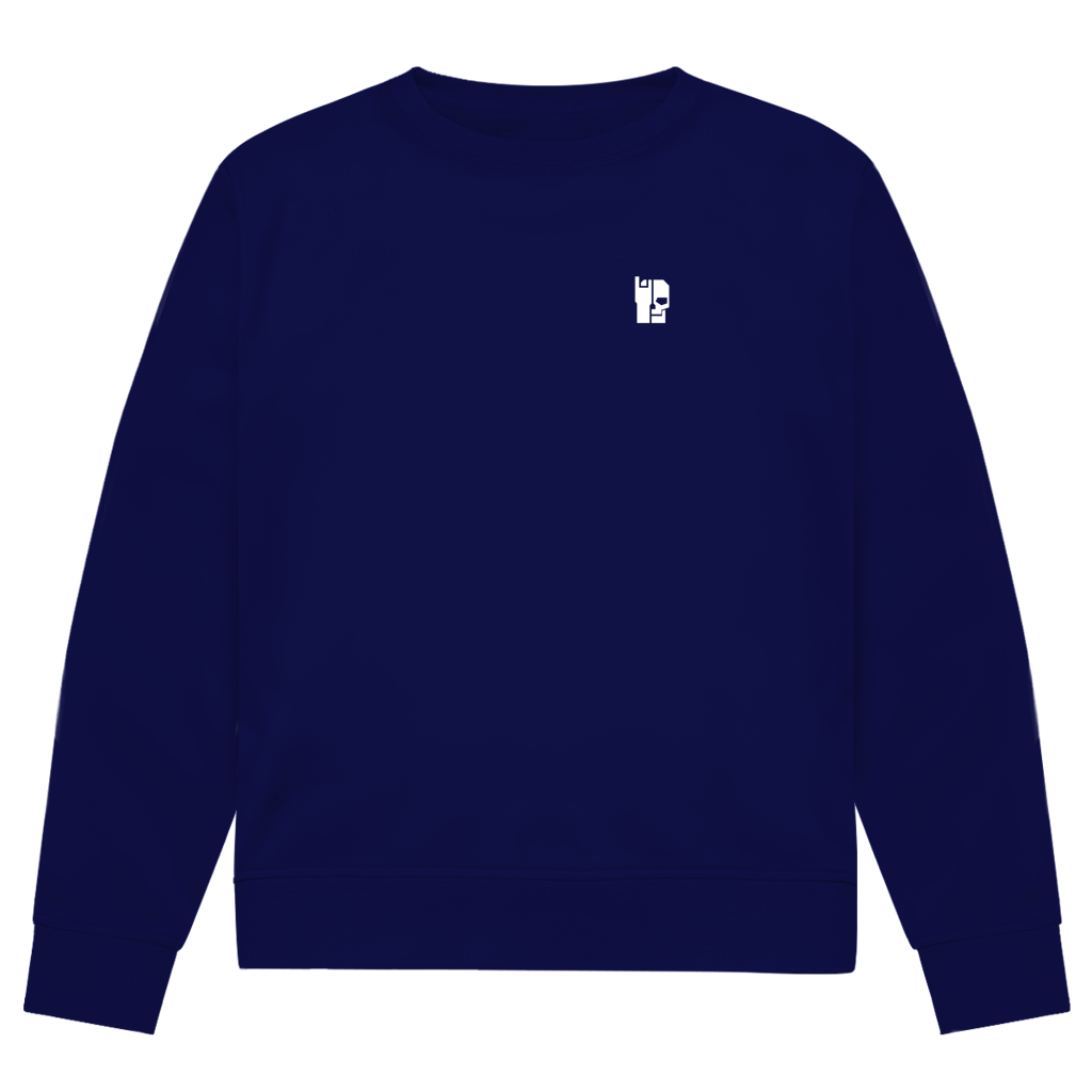 BnU Basic Herren-Sweatshirt Bio in Navy Blue, Rundhalsausschnitt, kleine Brustgrafik