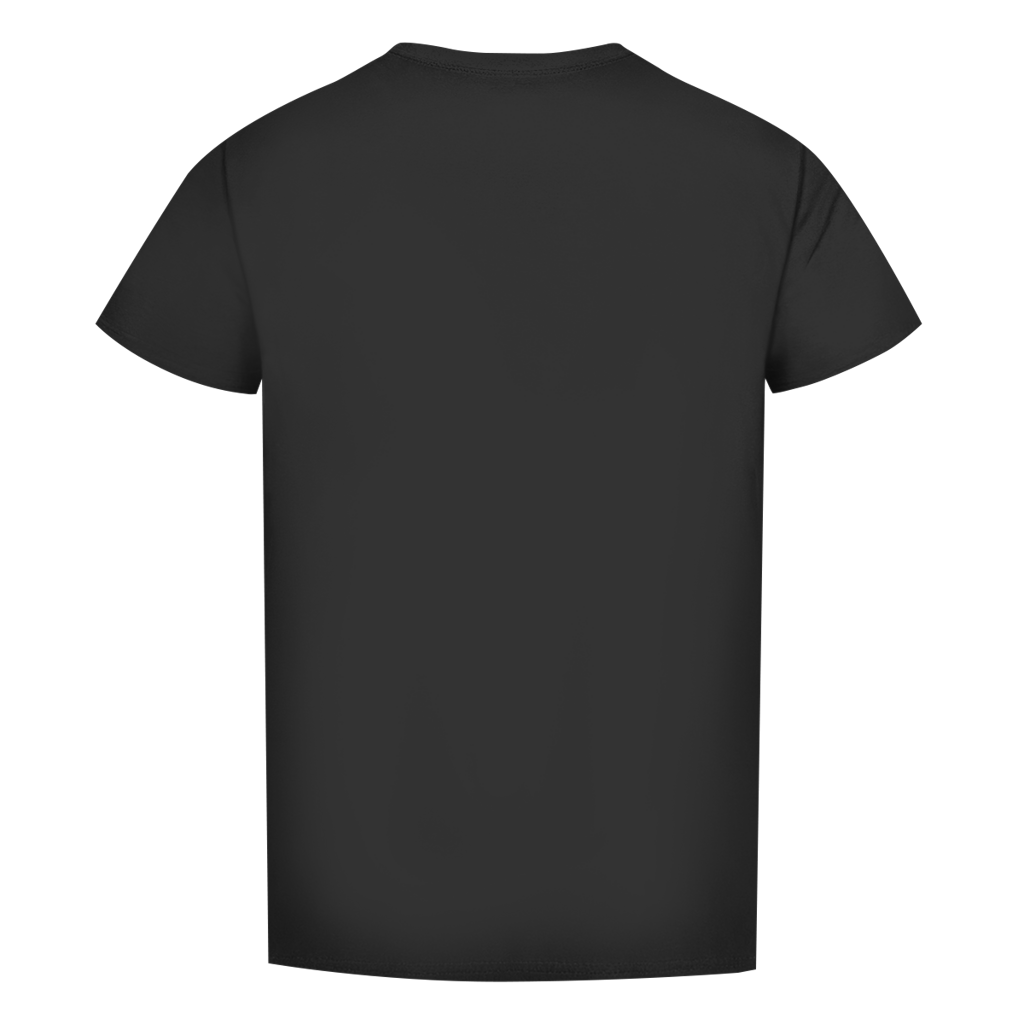 Herren-T-Shirt, schwarz, unbedruckte Rückseite