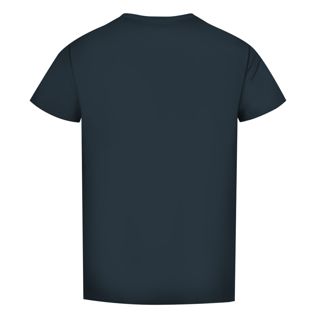 Herren-T-Shirt, dunkelblau, unbedruckte Rückseite