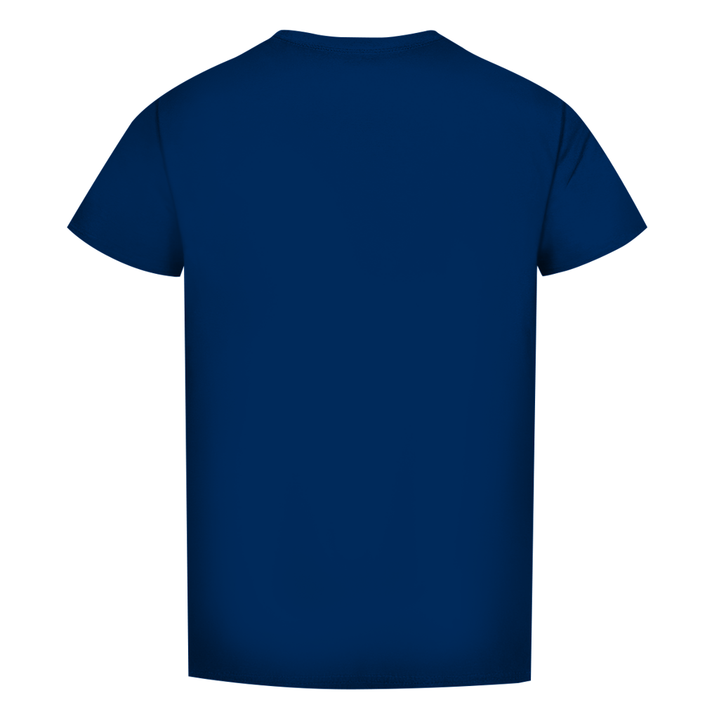 Herren-T-Shirt, dunkelblau, unbedruckte Rückseite
